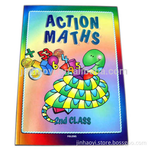 Cheap high quality colorful school student text book printing